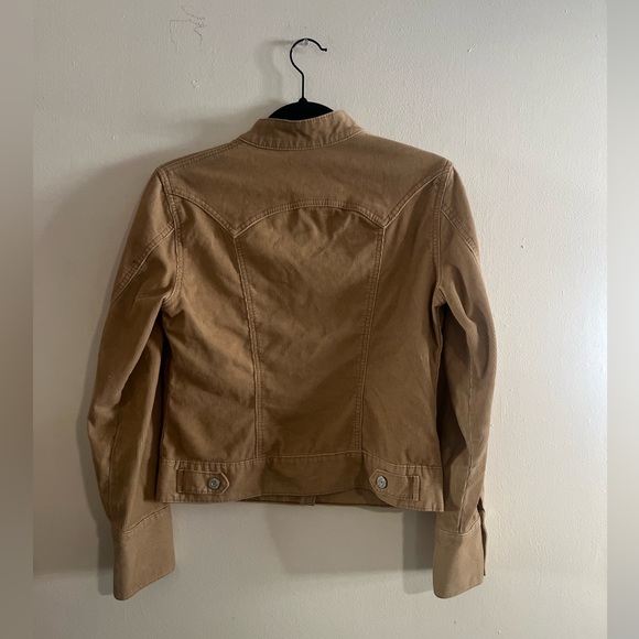 GAP Tan Corduroy Button Jacket - Picture 3 of 3